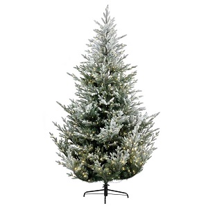 7FT Snowy Norway Spruce Pre-lit Kaemingk Everlands Artificial Christmas Tree | AT67